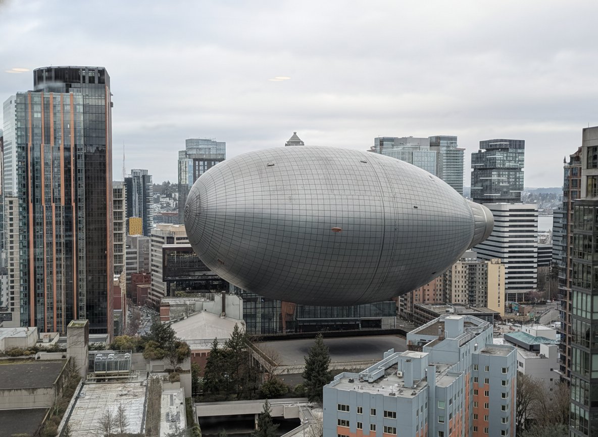 The $1.9 billion balloon: AI visualization of a convention center that outgrew its revenue base.